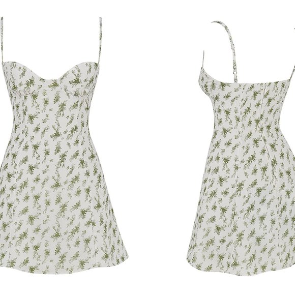 HOUSE OF CB 'Christiana' Garden Print Mini Dress NWOT - Picture 10 of 13